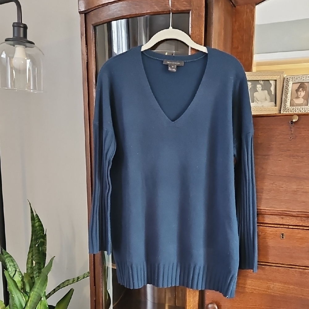 French Connection Deep V-Neck Sweater